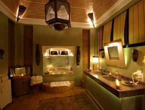 Salle de bain privée de Lodge africain - LodgeK