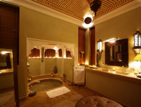 Salle de bain privée du lodge Art Déco