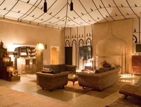 Bibliothèque lodge maître - hotel palmeraie à Marrakech